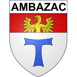 Ambazac 87 ville Stickers blason autocollant adhésif