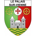 Stickers coat of arms Le Palais-sur-Vienne adhesive sticker
