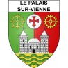 Le Palais-sur-Vienne 87 ville Stickers blason autocollant adhésif