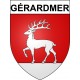 Pegatinas escudo de armas de Gérardmer adhesivo de la etiqueta engomada