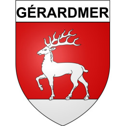 Gérardmer Sticker wappen, gelsenkirchen, augsburg, klebender aufkleber