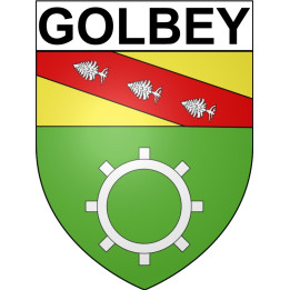 Golbey Sticker wappen, gelsenkirchen, augsburg, klebender aufkleber