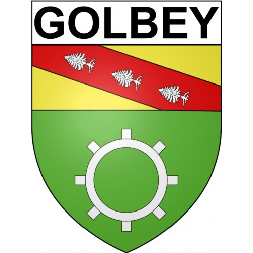 Adesivi stemma Golbey adesivo