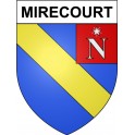 Mirecourt 88 ville Stickers blason autocollant adhésif