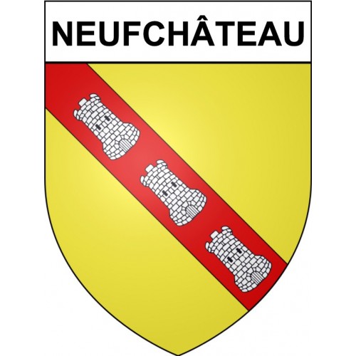 Stickers coat of arms Neufchâteau adhesive sticker