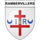 Rambervillers 88 ville Stickers blason autocollant adhésif