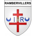 Rambervillers Sticker wappen, gelsenkirchen, augsburg, klebender aufkleber