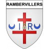 Stickers coat of arms Rambervillers adhesive sticker