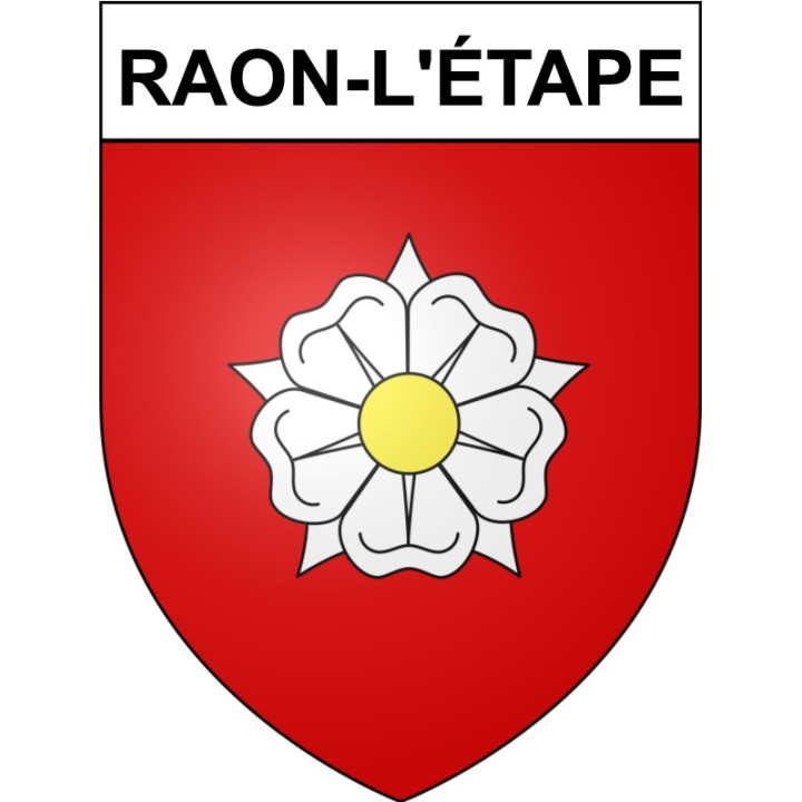 Raon-l'étape 88 ville Stickers blason autocollant adhésif