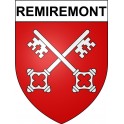 Pegatinas escudo de armas de Remiremont adhesivo de la etiqueta engomada