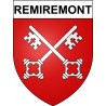 Remiremont 88 ville Stickers blason autocollant adhésif