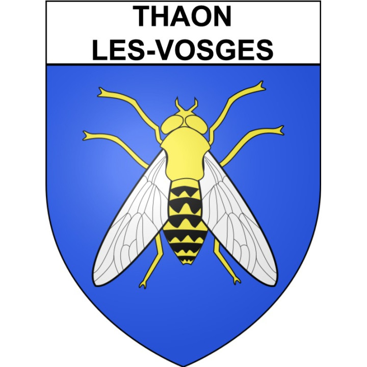 Thaon-les-Vosges 88 ville Stickers blason autocollant adhésif