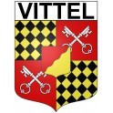 Stickers coat of arms Vittel adhesive sticker