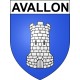 Avallon Sticker wappen, gelsenkirchen, augsburg, klebender aufkleber