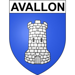 Avallon Sticker wappen, gelsenkirchen, augsburg, klebender aufkleber