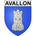 Adesivi stemma Avallon adesivo