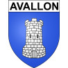 Adesivi stemma Avallon adesivo