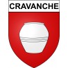 Pegatinas escudo de armas de Cravanche adhesivo de la etiqueta engomada