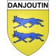 Stickers coat of arms Danjoutin adhesive sticker