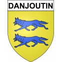 Stickers coat of arms Danjoutin adhesive sticker