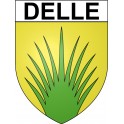 Stickers coat of arms Delle adhesive sticker