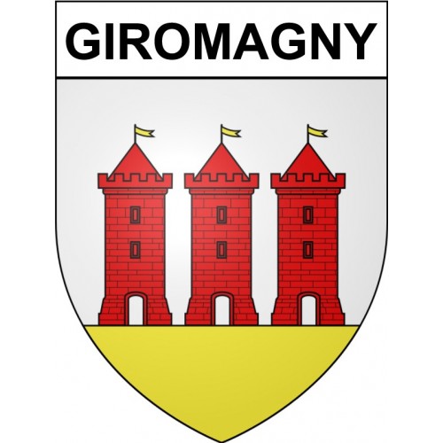 Stickers coat of arms Giromagny adhesive sticker