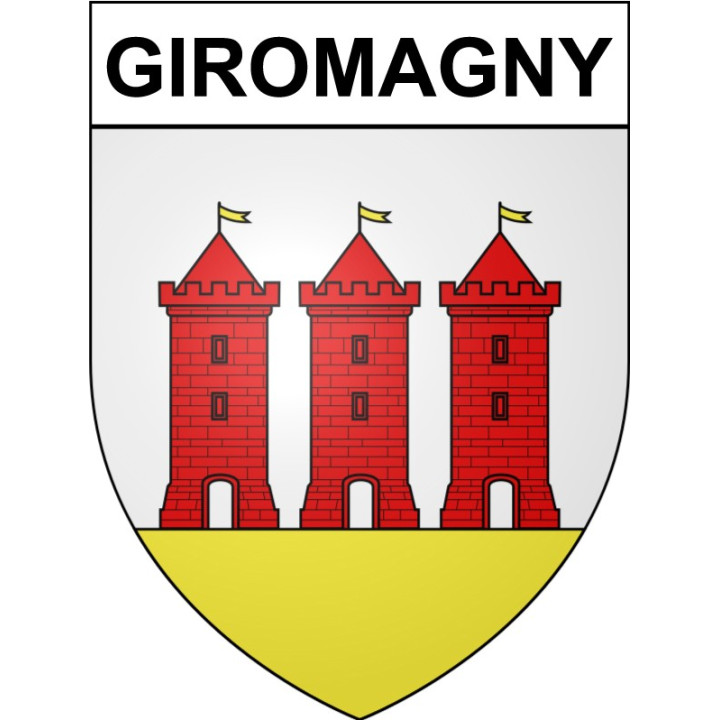 Giromagny Sticker wappen, gelsenkirchen, augsburg, klebender aufkleber