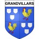 Adesivi stemma Grandvillars adesivo