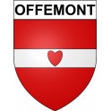 Offemont 90 ville Stickers blason autocollant adhésif