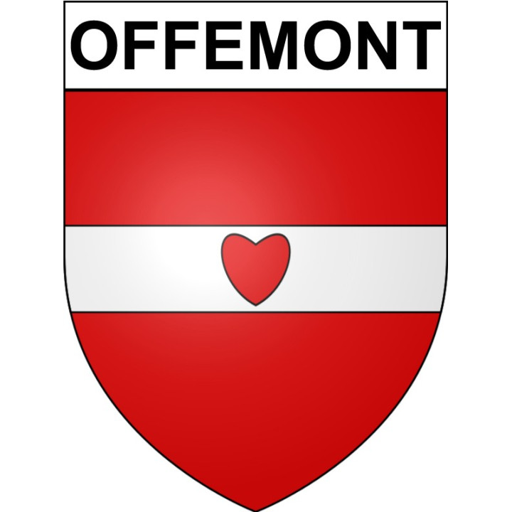 Offemont Sticker wappen, gelsenkirchen, augsburg, klebender aufkleber