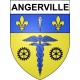 Angerville 91 ville Stickers blason autocollant adhésif