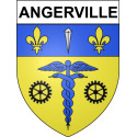 Angerville Sticker wappen, gelsenkirchen, augsburg, klebender aufkleber