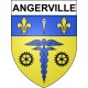Stickers coat of arms Angerville adhesive sticker