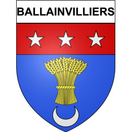 Ballainvilliers Sticker wappen, gelsenkirchen, augsburg, klebender aufkleber