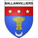 Ballainvilliers 91 ville Stickers blason autocollant adhésif