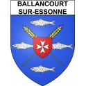 Ballancourt-sur-Essonne 91 ville Stickers blason autocollant adhésif