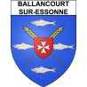 Ballancourt-sur-Essonne Sticker wappen, gelsenkirchen, augsburg, klebender aufkleber