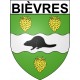 Bièvres 91 ville Stickers blason autocollant adhésif