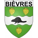Bièvres Sticker wappen, gelsenkirchen, augsburg, klebender aufkleber