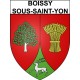Boissy-sous-Saint-Yon 91 ville Stickers blason autocollant adhésif