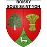 Boissy-sous-Saint-Yon Sticker wappen, gelsenkirchen, augsburg, klebender aufkleber