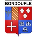 Bondoufle 91 ville Stickers blason autocollant adhésif