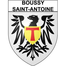 Boussy-Saint-Antoine Sticker wappen, gelsenkirchen, augsburg, klebender aufkleber