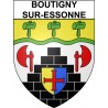 Pegatinas escudo de armas de Boutigny-sur-Essonne adhesivo de la etiqueta engomada