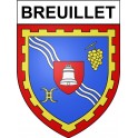Adesivi stemma Breuillet adesivo