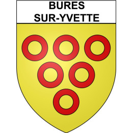 Bures-sur-Yvette 91 ville Stickers blason autocollant adhésif
