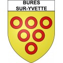 Bures-sur-Yvette 91 ville Stickers blason autocollant adhésif