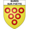 Stickers coat of arms Bures-sur-Yvette adhesive sticker