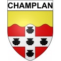 Stickers coat of arms Champlan adhesive sticker