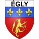 Stickers coat of arms égly adhesive sticker
